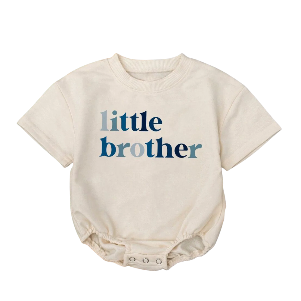 Little Brother Baby T Shirt Romper, Brother Baby Romper BB0163