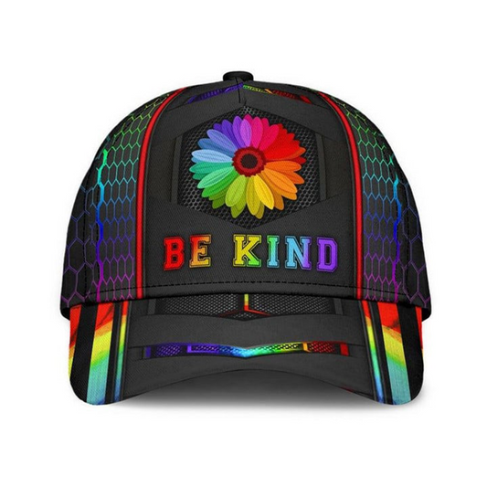 Lgbt Be Kind Classic Cap 3D CA0292