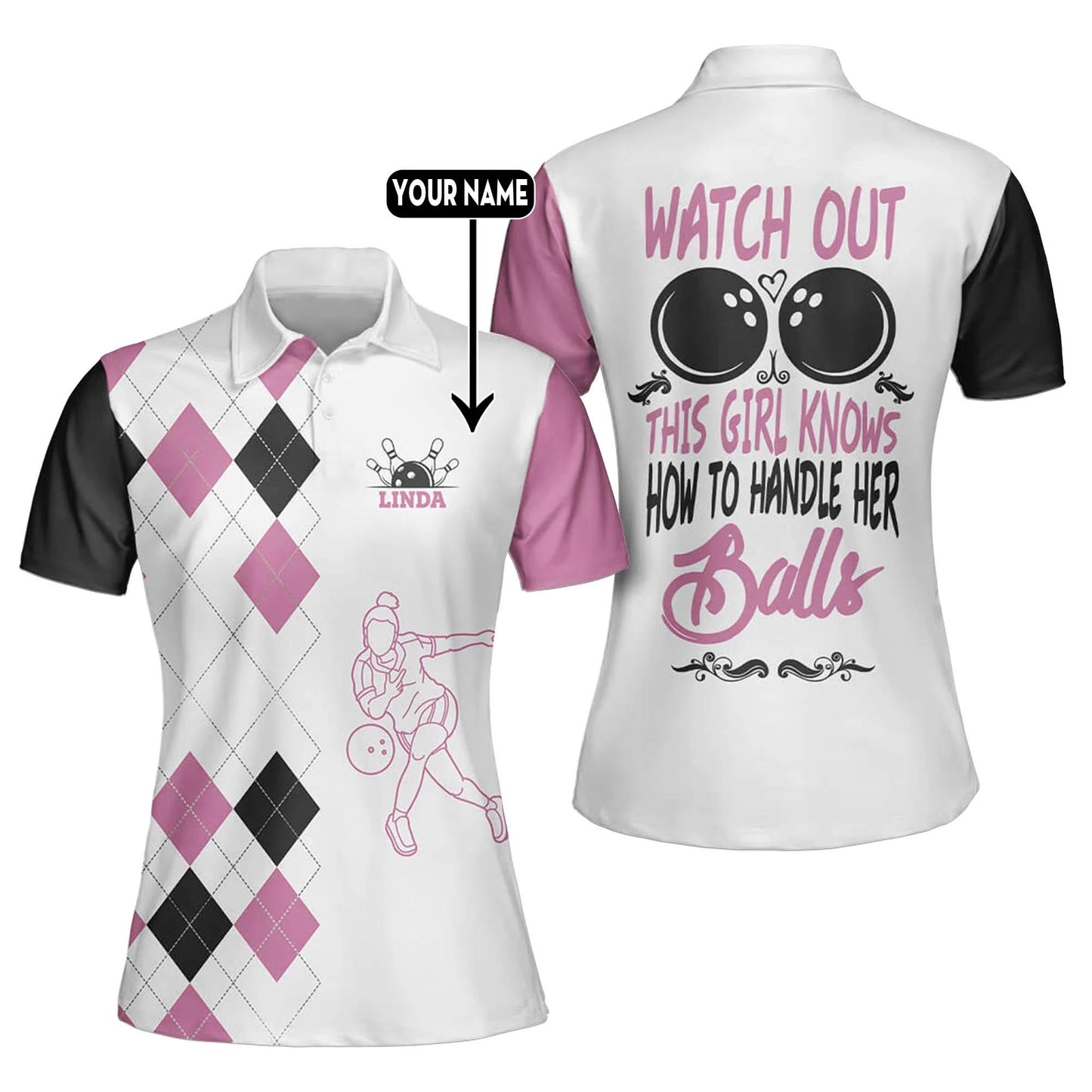 Custom Funny Women's Bowling Shirts BW0030