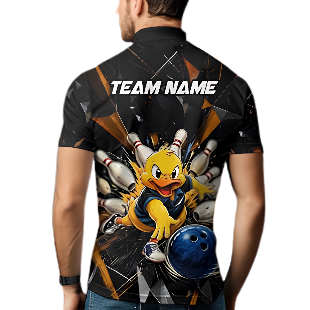 Custom Duck Bowling Jersey For Men, Custom Duck Bowling Team Shirt BZ0888