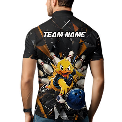 Custom Duck Bowling Jersey For Men, Custom Duck Bowling Team Shirt BZ0888