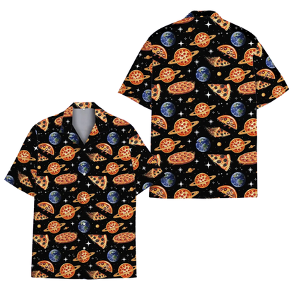 Pizza Space Hawaiian Shirt For Men Women, Pizza Lover Hawaiian Shirt HE0658