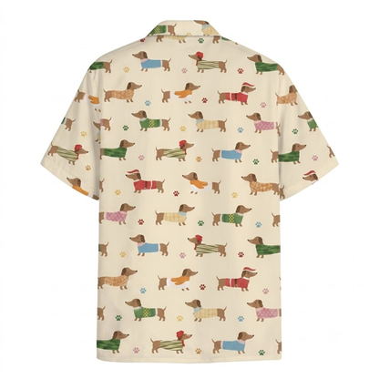 Funny Dachshund Hawaiian Shirt Men Women, Dachshund Lover Hawaiian Shirt HE0747