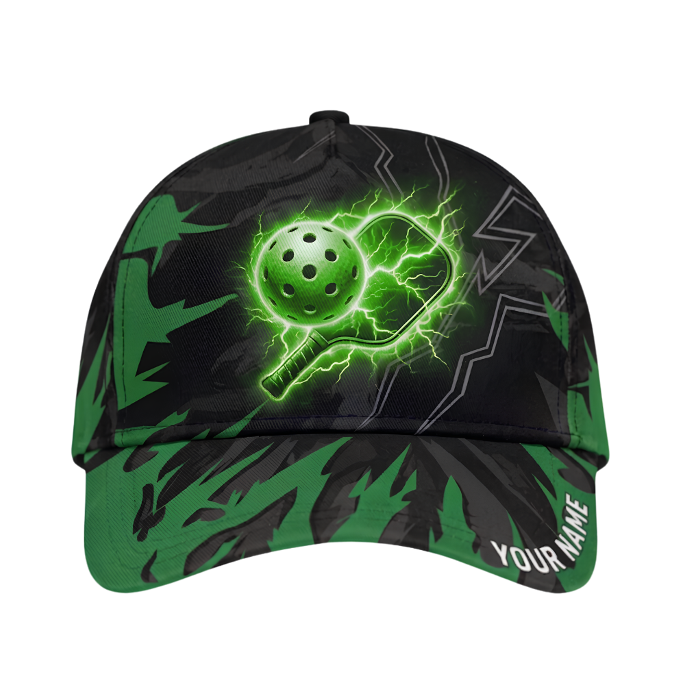 Custom Pickleball Blue Thunder Baseball Cap, Custom Pickleball Cap Hat CP0672