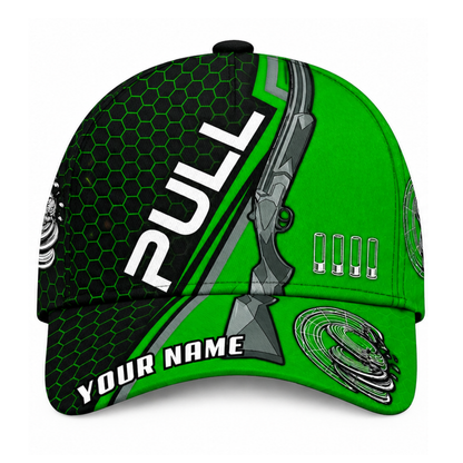 Personalized Clay Shooting 3D Printed Baseball Cap, Custom Shooting Lover Hat CP0745