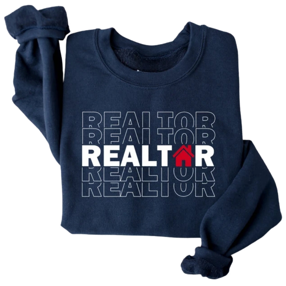 Realtor Sweatshirt For Women, Real Estate Agent Sweatshirt 2D0765