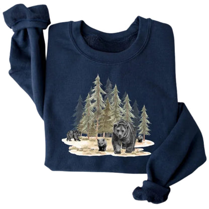 Family Bear Sweatshirt, Bear Lover Sweatshirt 2D0690