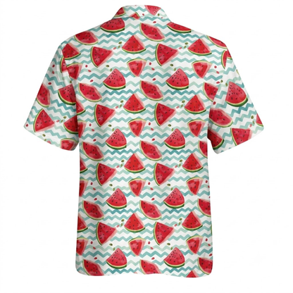 Watermelon Hawaiian Shirt For Men And Women, Watermelon Lover Hawaiian Shirt HE0767