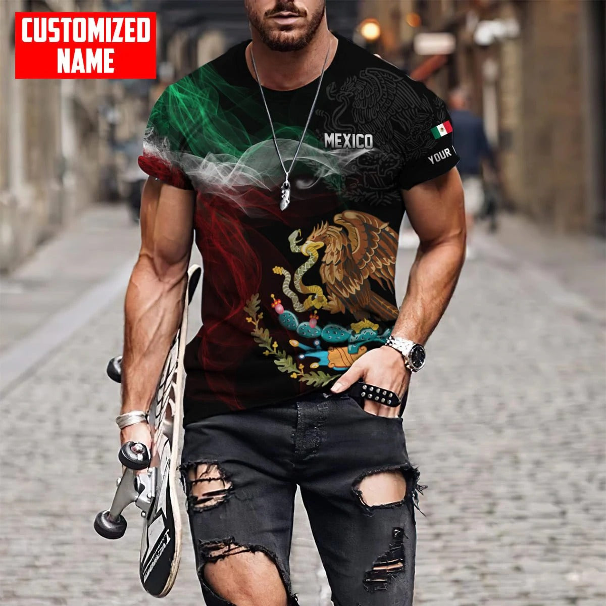 Premium Aztec Mexico Shirts, 3D Full Printed Aztec Shirt, Mexico Shirt TO0717