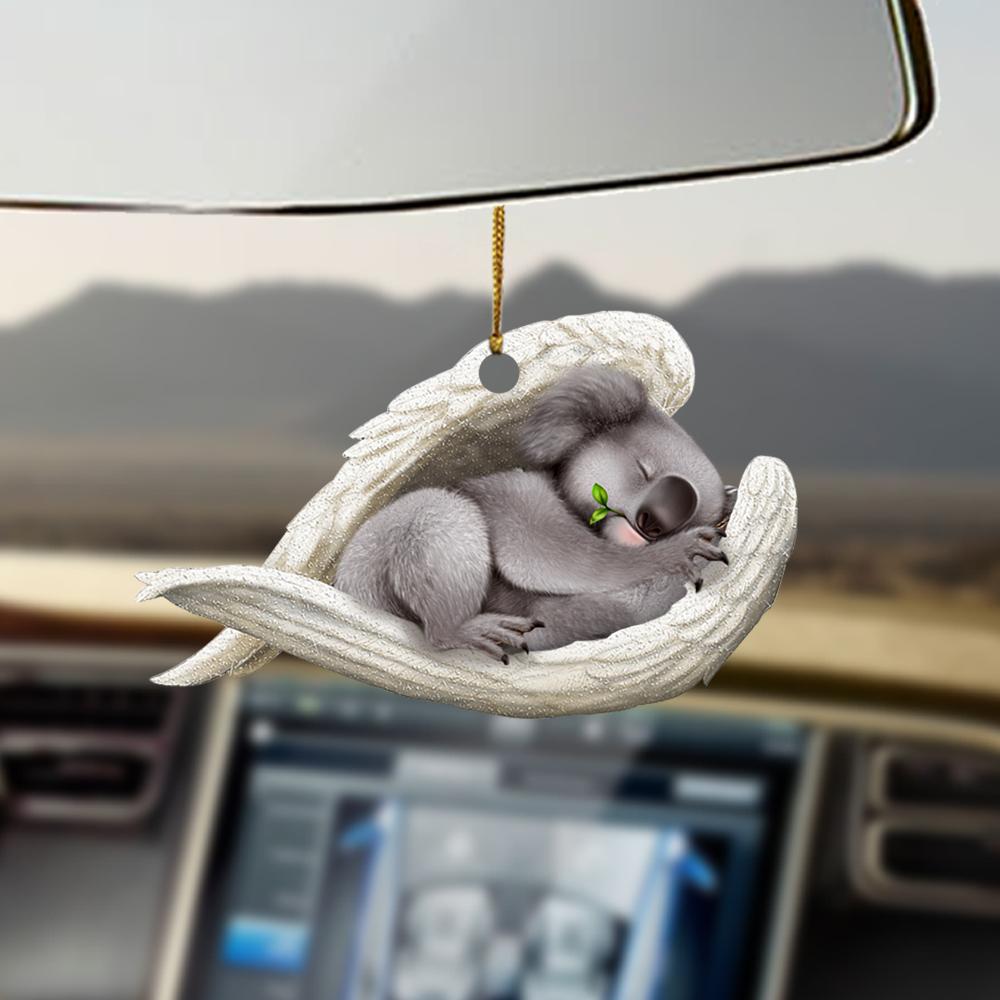 Koala sleeping angel koala lovers dog moms ornament OO0485