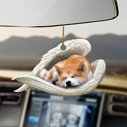 Akita sleeping angel akita lovers ornament OO0432