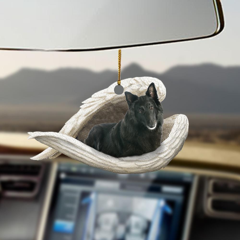 Belgian Sheepdog sleeping angel Belgian Sheepdog lover dog mom ornament cus tjl OO0331