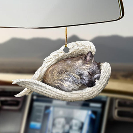 Cairn Terrier sleeping angel Cairn Terrier lovers dog moms ornament OO0451