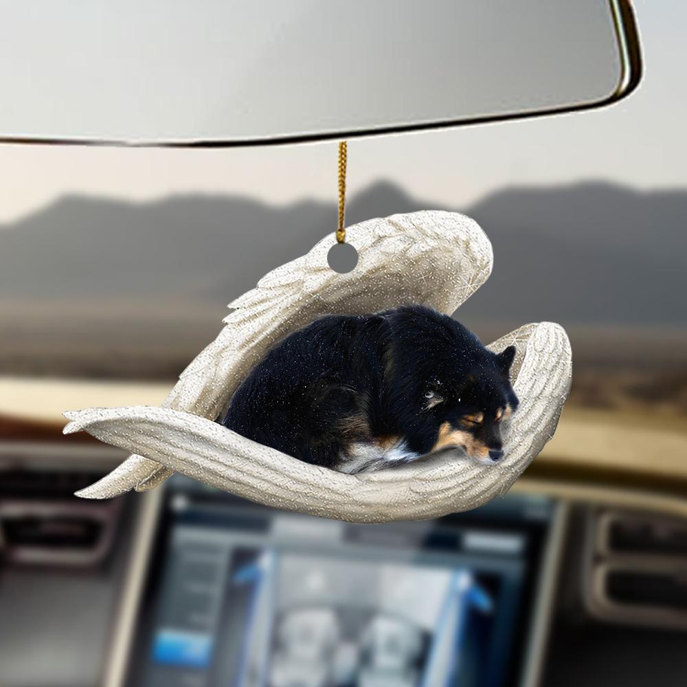 Finnish Lapphund sleeping angel Finnish Lapphund lovers dog mom ornament OO0328