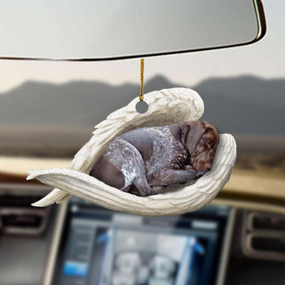 GSP sleeping angel GSP lovers dog moms ornament OO0481