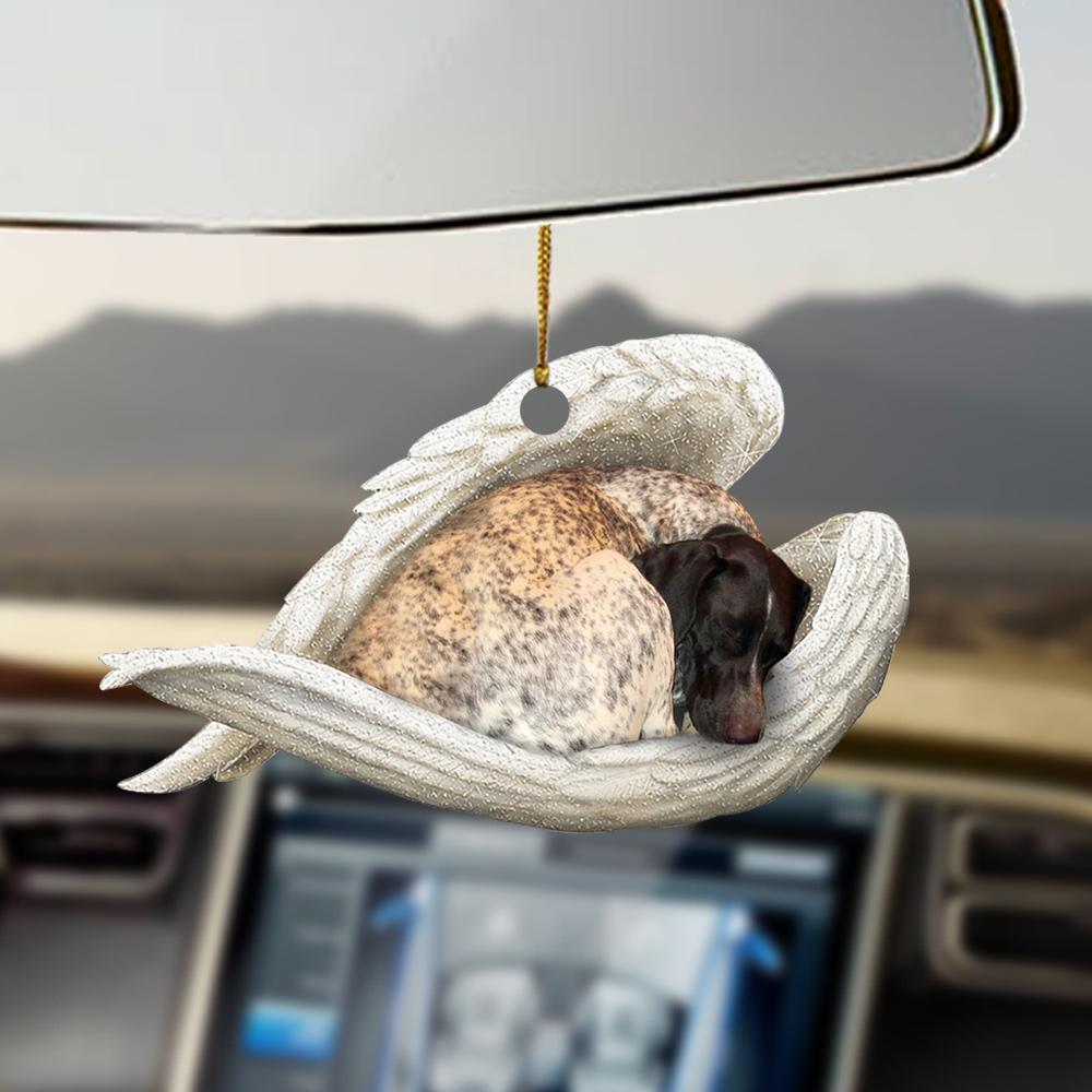 GSP sleeping angel GSP lover dog lover ornament cus tjl OO0356