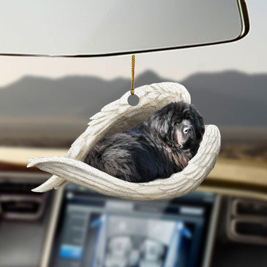 Newfoundland dog sleeping angel Newfoundland dog lovers ornament SO1467