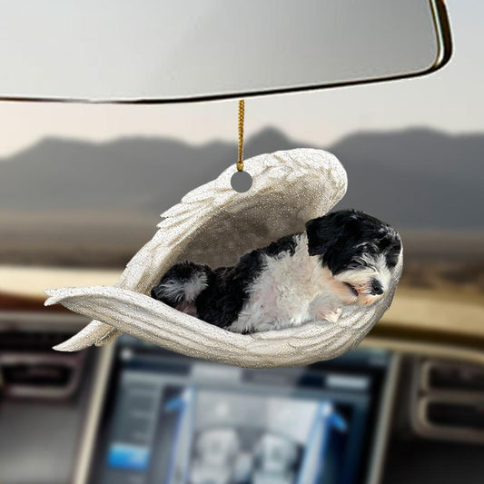 Portuguese Water Dog sleeping angel Portuguese Water Dog lover dog moms ornament OO0391