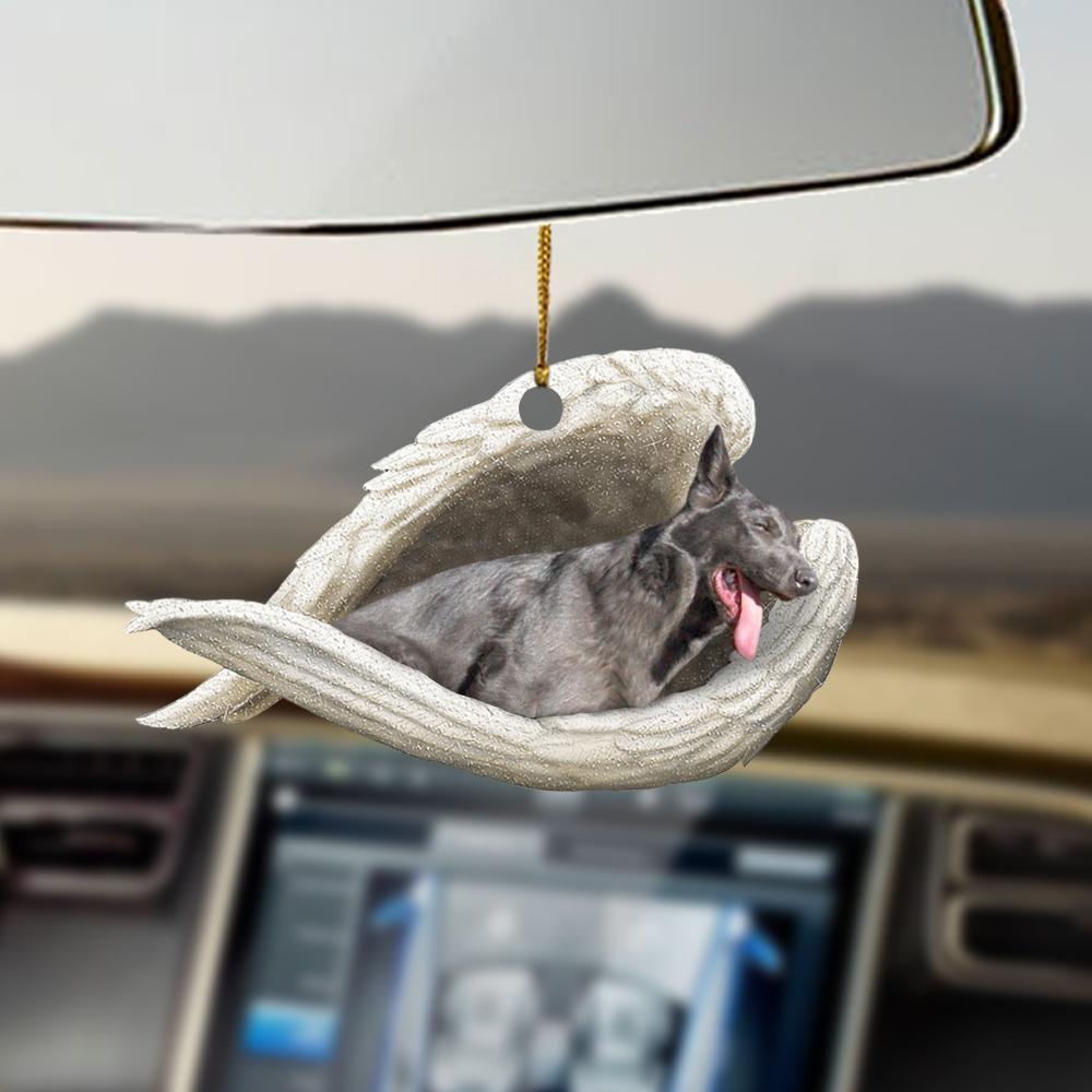 Blue german shepherd sleeping angel german shepherd lover dog mom ornament cus OO0326