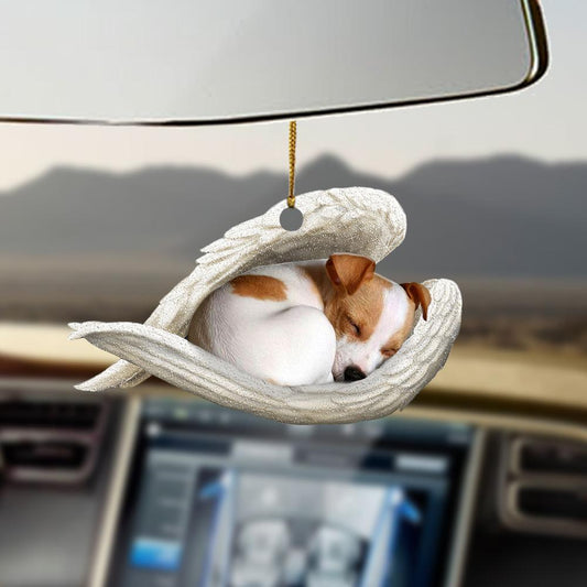 Jack Russell Terrier sleeping angel Jack Russell Terrier lovers dog moms ornament cus tjl OO0314