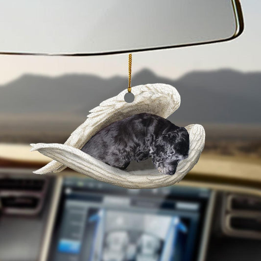 Dog sleeping angel dog moms ornament cus tjl 251 OO0336