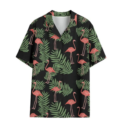 Matching Flamingo Hawaiian Family Shirts, Tropical Flamingo Matching Hawaiian Shirts For Family ET0647
