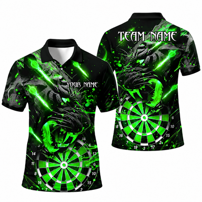 Custom Panther Darts Men Polo Shirt, Custom Panther Dart Shirt For Team DZ0178