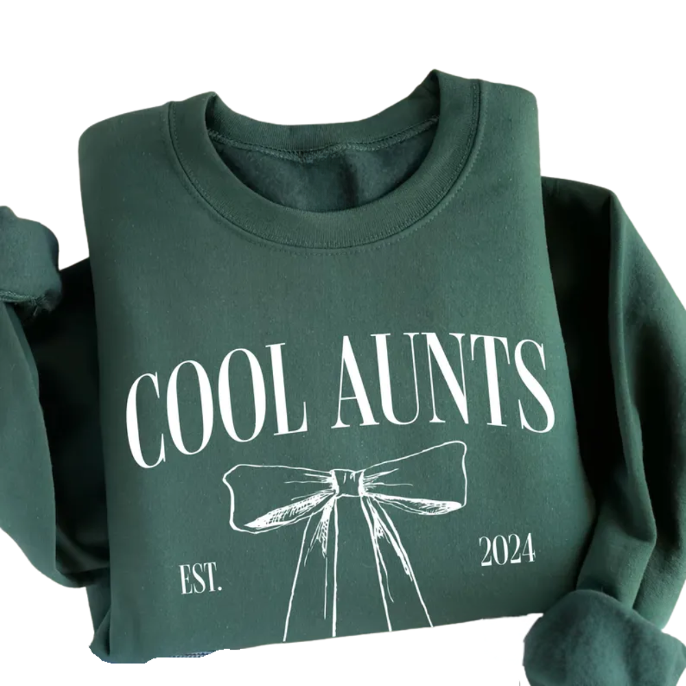 Custom Cool Aunts Social Club Sweatshirt, Custom Sweatshirt For Aunt 2D0422