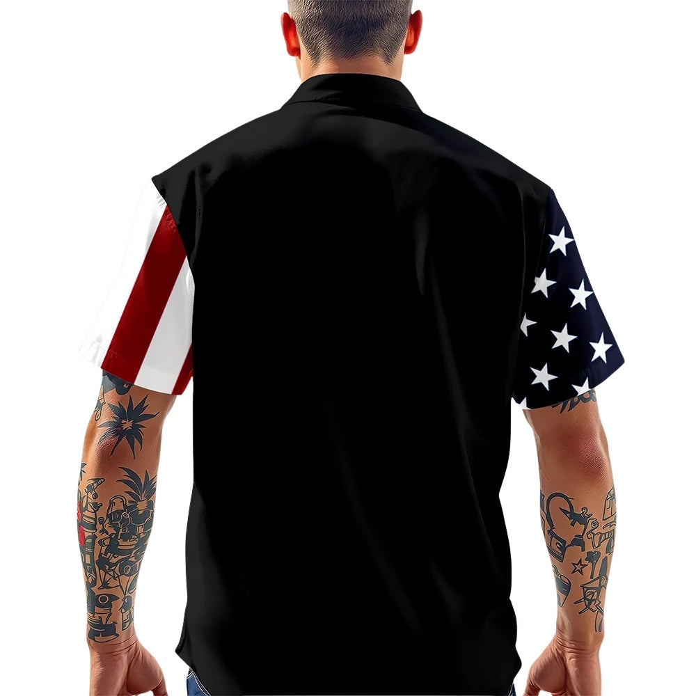 250 Years Of Freedom Cross American Flag Hawaiian Shirt For Men Women, Christian Patriotic Hawaiian Shirt 4th Of July HE0494