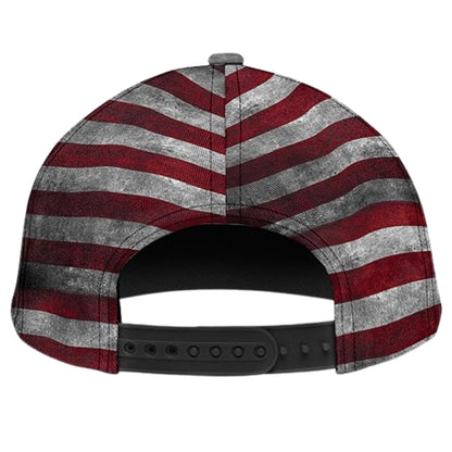 Custom Wolf American Flag Baseball Cap, Custom Wolf Lover 3D Printed Hat CP0456
