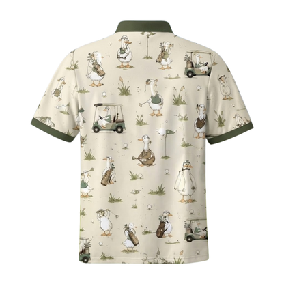 Goose Funny Golf Mens Polo Shirt, Goose Lover Golf Shirt GE0609
