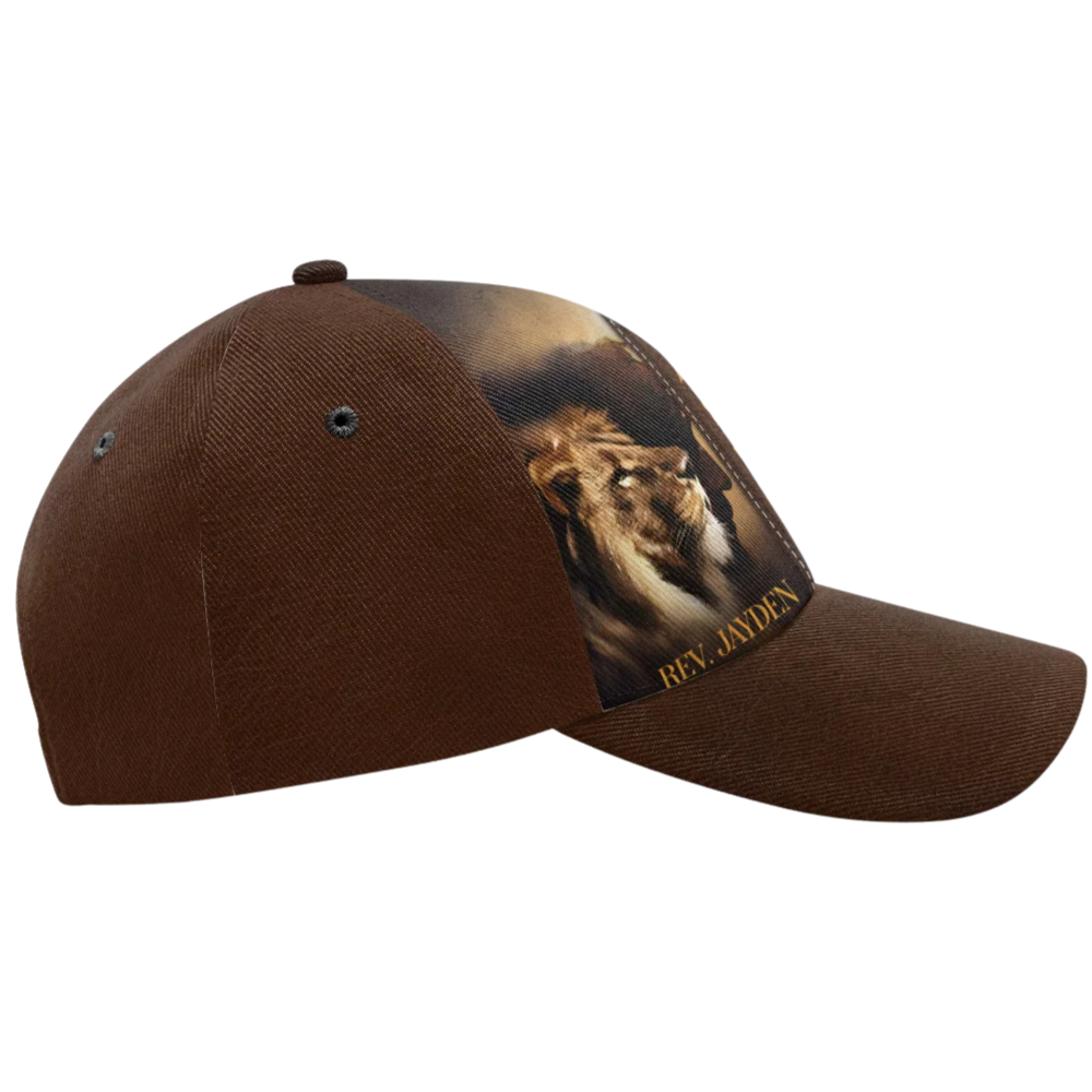 Personalized Lion Pastor Baseball Cap 3D Printed, Custom Pastor Lion Cap Hat With Name CP0584