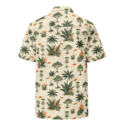 Disc Golf Tropical Hawaiian Shirt For Men, Disc Golf Aloha Shirts DG0002