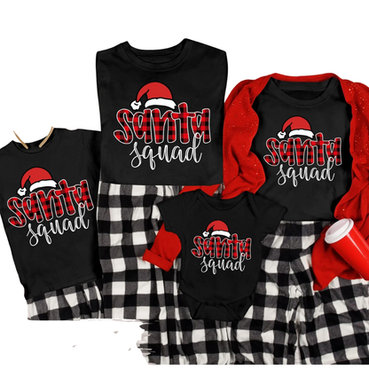 Santa Squad Family Matching T Shirt, Christmas Family Shirts ET1269