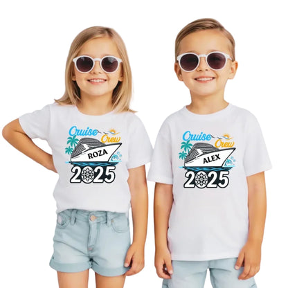 Custom Matching Family Cruise Squad Vacation T Shirts, Custom Cruise Family Vacation Shirts ET0071