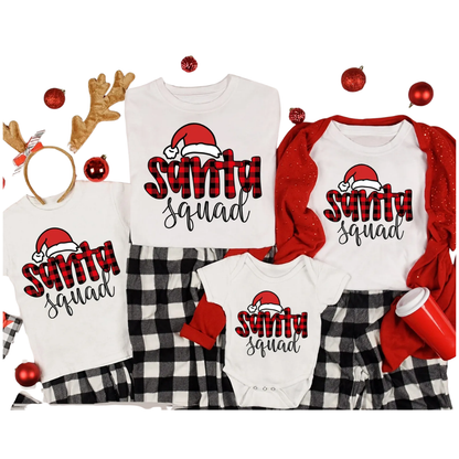 Santa Squad Family Matching T Shirt, Christmas Family Shirts ET1269
