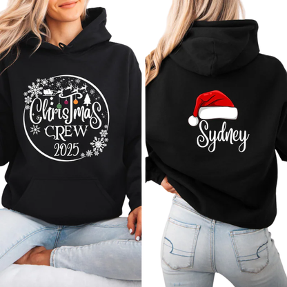 Custom Christmas Crew Sweatshirt, Custom Christmas Sweatshirt 2D0424