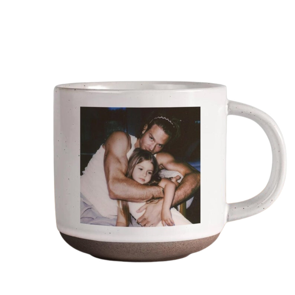 Custom Photo Father Of The Bride Meaningful Pottery Mug, Personalized Wedding Mug for Father Of The Bride WD0026
