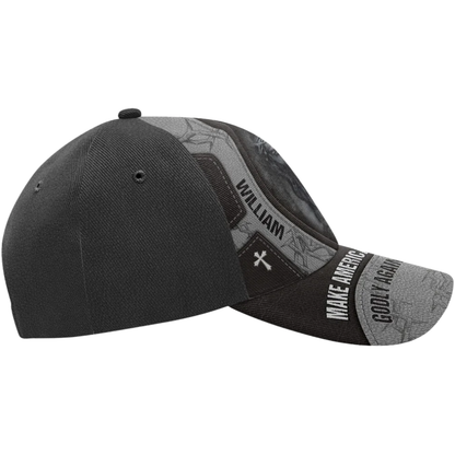 Make America Godly Again Custom Jesus Baseball 3D Printed Cap, Personalized Jesus Faith Cap Hat CP0585