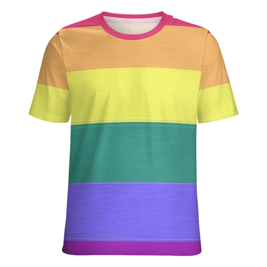Pride Rainbow 3D Shirts For Lesbian, Gaymer Rainbow T Shirt 3D, Lgbtq Pride Month 3D Shirt LO0918