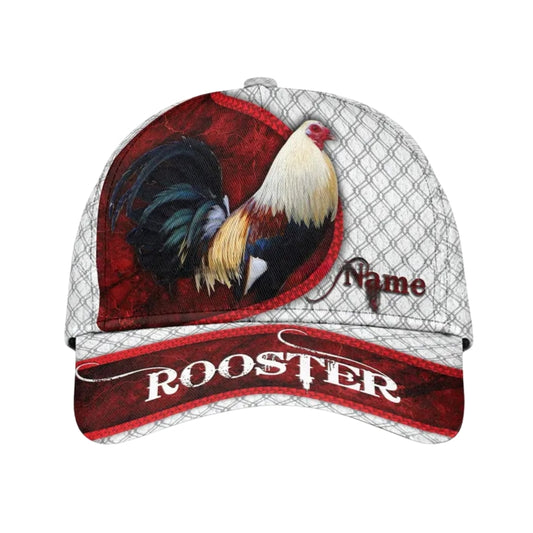 Custom Rooster 3D Baseball Cap, Custom Rooster Lovers Hats Caps CP0078