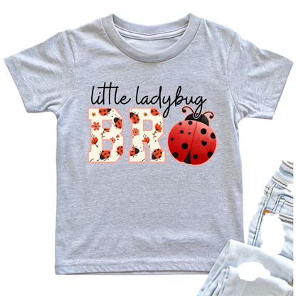 One Little Ladybug First Birthday Family Matching T Shirt, 1st Birthday Ladybug Family Shirts ET1270