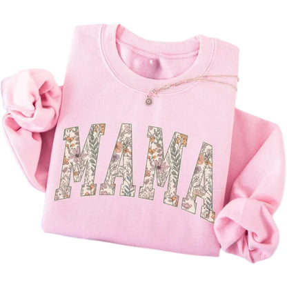 Floral Mama Sweatshirt, Mama Sweatshirt 2D0520