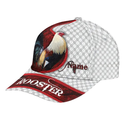 Custom Rooster 3D Baseball Cap, Custom Rooster Lovers Hats Caps CP0078