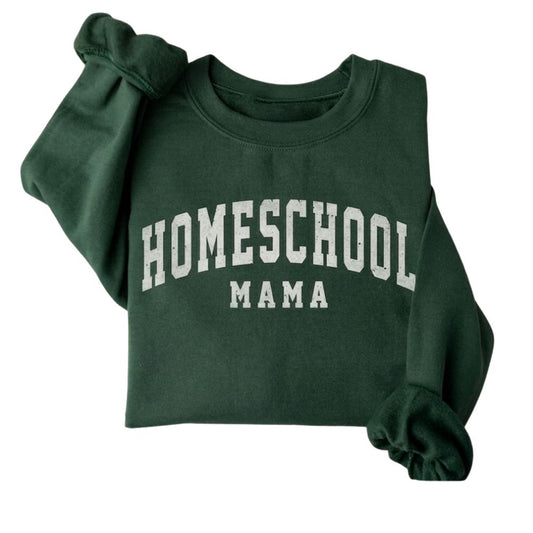 Homeschool Mama Sweatshirt, Homeschooling Mother Sweaters 2D0883