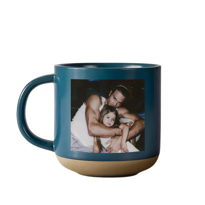 Custom Photo Father Of The Bride Meaningful Pottery Mug, Personalized Wedding Mug for Father Of The Bride WD0026