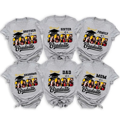 Custom Photo Graduation Matching Family T Shirts, Personalized Family Graduation Matching Shirts ET0516