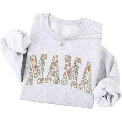 Floral Mama Sweatshirt, Mama Sweatshirt 2D0520