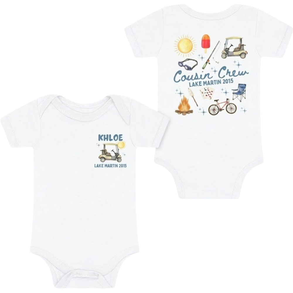 Custom Cousin Crew Lake Trip Family T Shirt, Custom Lake Vacation Cousin Shirts ET1316
