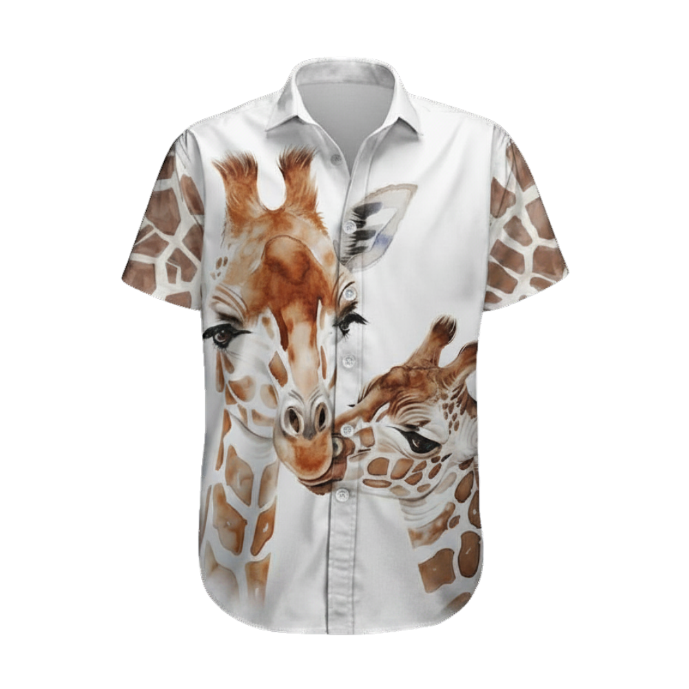 Giraffe Hawaiian Shirt For Men And Women, Giraffe Hawaiian Shirt HE0355